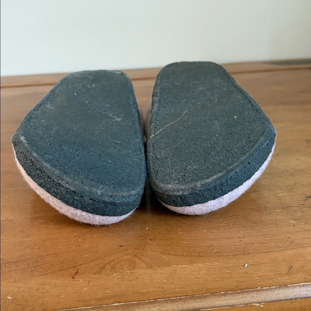 Birkenstock Zermatt Shearling Light Pink Wool Felt Clogs Size 41 - Picture 8 of 16